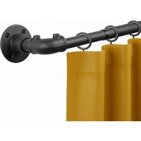 Карниз для штор UG Home Раздвижной 1-рядный 1КМ-У-49-360-Ч (черный, 0.49-3.6м)