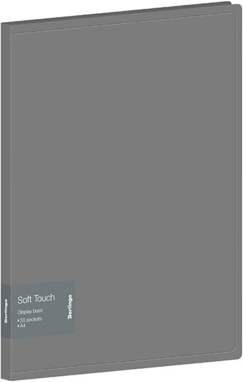 

Папка для бумаг Berlingo Soft Touch DB4_30985 (серый)