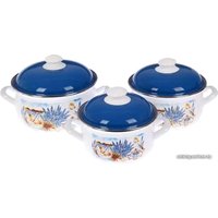 Набор кастрюль Interos Лаванда 15248