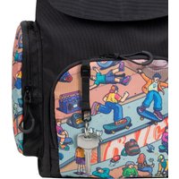 Городской рюкзак Rivacase 5425 black (скейтер)