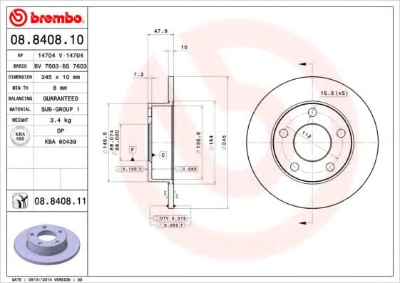 

Brembo 08840811