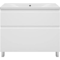  Misty Тумба под умывальник Лаки 100 П-Лак-01100-0112Я+RCW-1403100WH