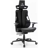 Игровое (геймерское) кресло CACTUS CS-CHR-DUO-BBK (черный кожзам)