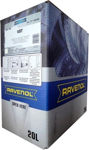 Моторное масло Ravenol VST 5W-40 20л