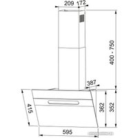 Кухонная вытяжка Franke Sterling BK 60 330.0702.955