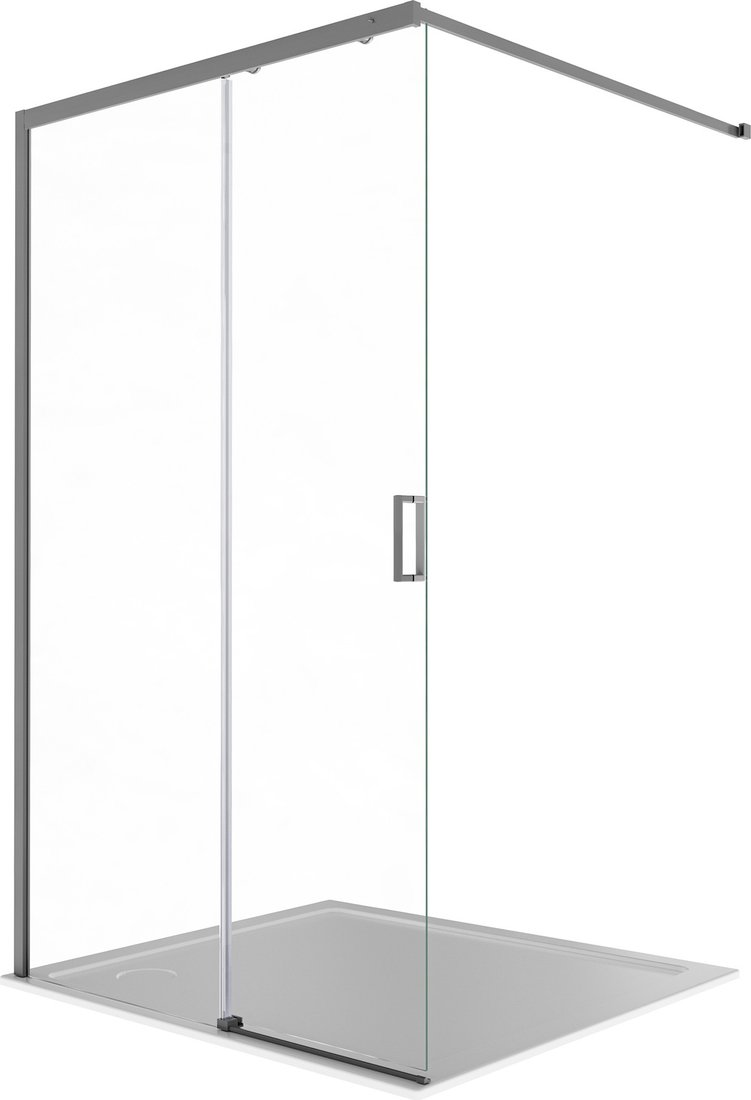 

Душевая стенка Aquatek Walk in с держателем 120x200 AAQ.WISL.120.1GM (оружейная сталь/прозрачное стекло)