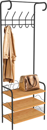 Вешалка для одежды Sheffilton M-306 820868 (черный муар/бук)