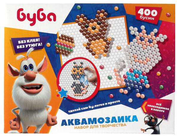 

Набор для создания поделок/игрушек MultiArt Аквамозаика Буба AB400-BUBA1