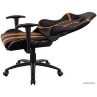 Игровое (геймерское) кресло AeroCool AC120 AIR (черный/оранжевый)