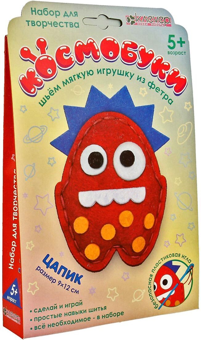 

Набор для создания поделок/игрушек Клеvер Космобука Цапик (фетр) АФ 48-404