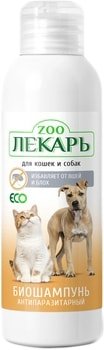 

Шампунь Эко ZooЛекарь Антипаразитарный для кошек и собак 200 мл
