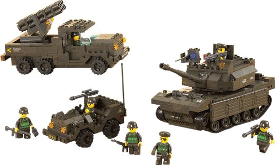 

Конструктор Sluban M38-B6800 Полевые учения
