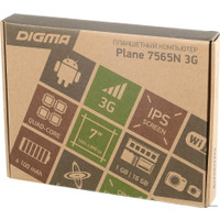 Планшет Digma Plane 7565N PS7180PG 16GB 3G (черный)