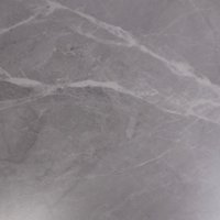 Кухонный стол Аврора Нотр Дам Moderne 140-180x850 (камень серый Greys Grey/черный матовый)
