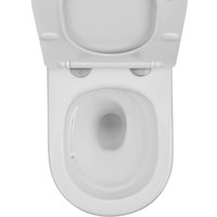 Унитаз подвесной Roxen Antares Tornado в комплекте с инсталляцией StounFix Dual Fresh 6 в 1 968430 (кнопка: сатин)