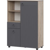 Тумба Mio Tesoro Вудхилл (эндгрейн/графит)