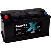 Автомобильный аккумулятор AKBMAX Plus 100L (100 А·ч)