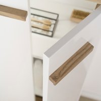  Lauter Комплект мебели для ванной Adri тумба, столешница, раковина (59 см, белый глянец)