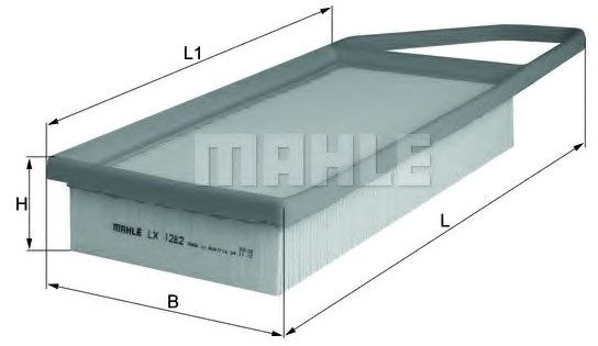 

Воздушный фильтр Mahle Knecht LX1282