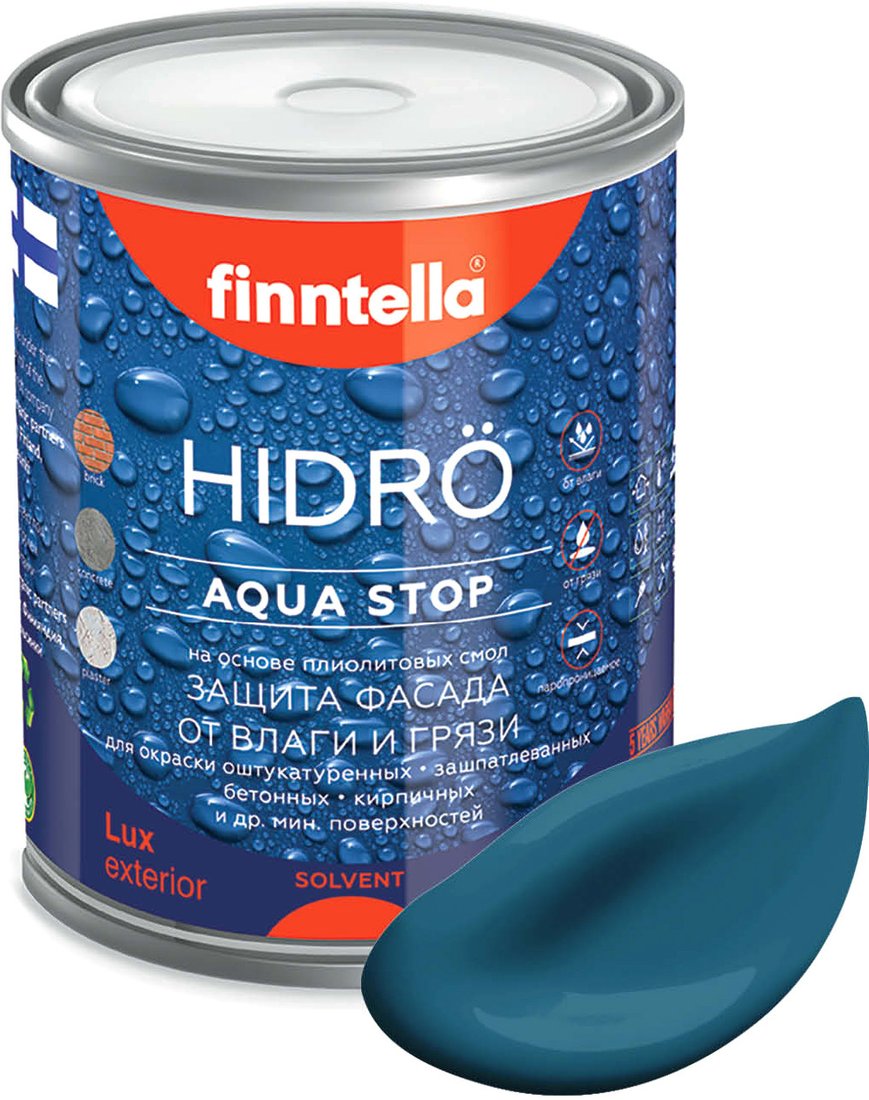 

Краска Finntella Hidro Myrsky F-14-1-1-FL011 0.9 л (бирюзовый)