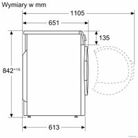 Сушильная машина Bosch Serie 8 WQB246CPPL