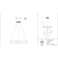 Подвесная люстра Maytoni Chain MOD017PL-L50N