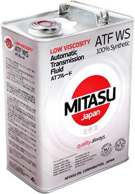 

Трансмиссионное масло Mitasu MJ-325 LOW VISCOSITY ATF WS 100% Synthetic 4л