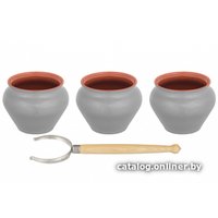 Набор горшочков Elan Gallery TerraCotta 570103 в Витебске