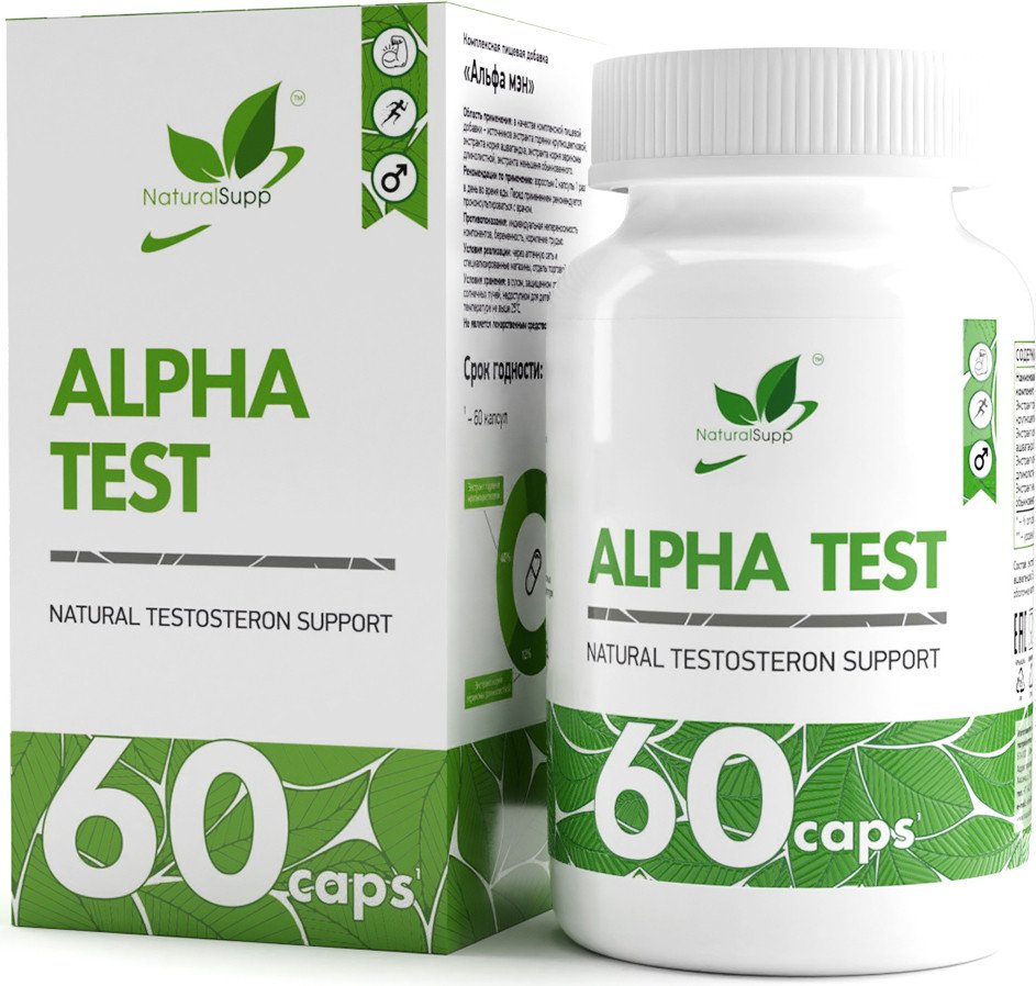 

БАД NaturalSupp Альфа Мэн (Alpha test), 60 капсул