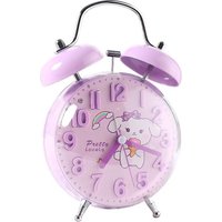 Настольные часы ILikeGift Clear wake-up with animals HL-5140-03 (фиолетовый)