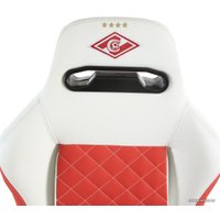 Игровое (геймерское) кресло Zone51 Спартак Легенда (белый/красный) в Орше