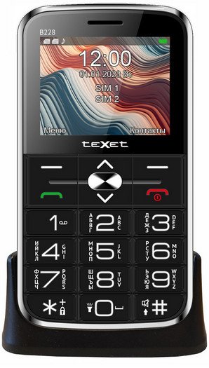 

Телефон TeXet TM-B228 (черный)