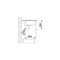 Кухонная мойка Blanco Zenar XL 6 S 527187 (левая, мягкий белый)