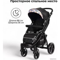 Коляска прогулочная «книга» Bubago Cross City BG 117-4 (мистический черный)