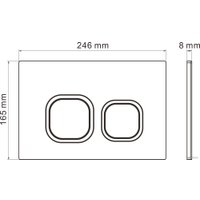 Инсталляция для унитаза Roxen StounFix Dual Fresh 966326