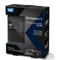 Внешний накопитель WD My Passport X WDBCRM0030BBK 3TB