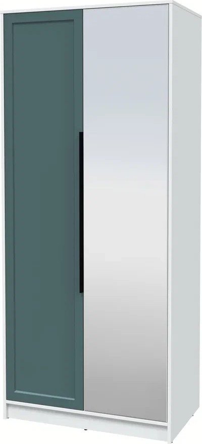 

Шкаф распашной Интерлиния Концепт Тренд КТ-Ш2(з) (белый платинум/верде)