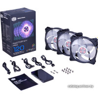 Набор вентиляторов Cooler Master MasterFan Pro 120 Air Pressure RGB MFY-P2DC-153PC-R1 (3 шт)