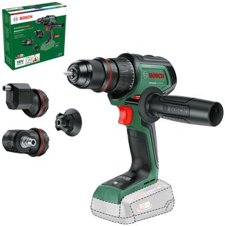 Дрель-шуруповерт Bosch AdvancedDrill 18V-80 QuickSnap 06039E2003 (без АКБ, набор сменных патронов)