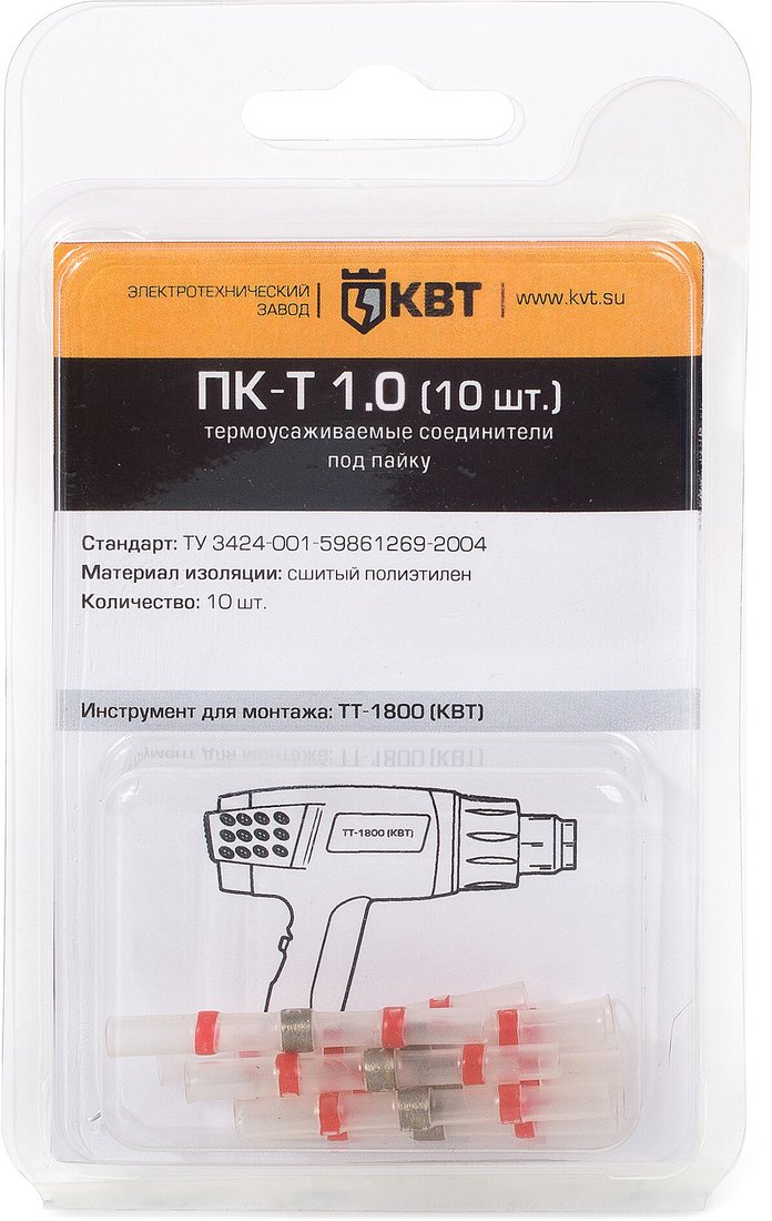 

Набор гильз для кабеля КВТ ПК-Т 1.0 75351 (10 шт)