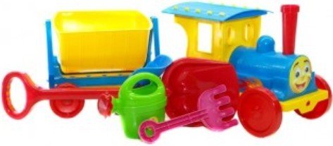 

Набор игрушек для песочницы Doloni-Toys Поезд 013222/1 (голубой)
