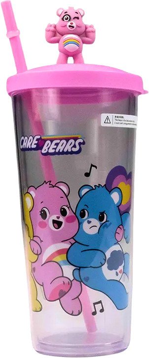 

Многоразовый стакан Miniso Care Bears Collection 550мл (голубой/розовый)