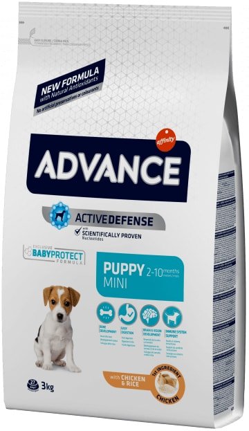 

Сухой корм для собак Advance Mini Puppy 3 кг