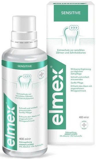 

Ополаскиватель для полости рта Colgate Elmex Сенситив плюс (400 мл)