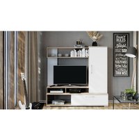 Стенка Трия Сиена (дуб сонома/белый ясень)