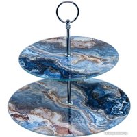 Этажерка для фруктов Белбогемия Мрамор оникс 29369069 107498