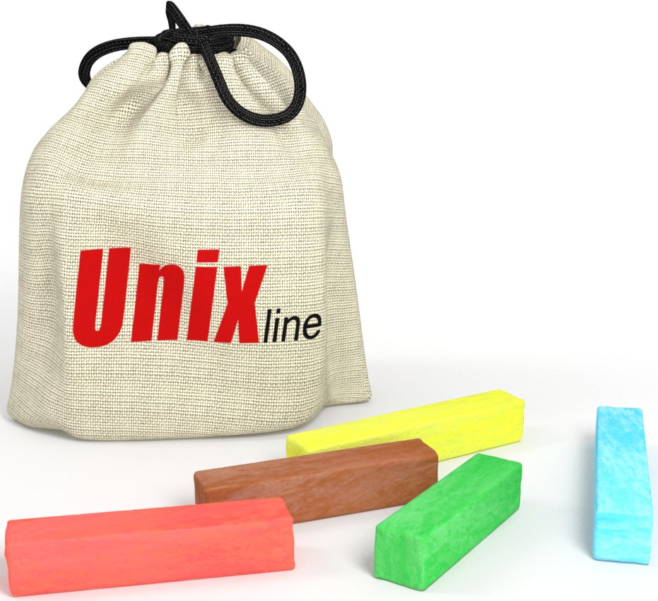 

Мел канцелярский Unix Line TRUMEL5 для рисования на батуте (5 шт)