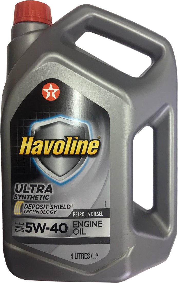 

Моторное масло Texaco Havoline Ultra 5W-40 4л