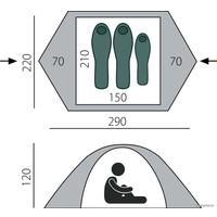 Треккинговая палатка BTrace Scout