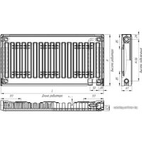 Стальной панельный радиатор Лидея ЛК 11-513 тип 11 500x1300